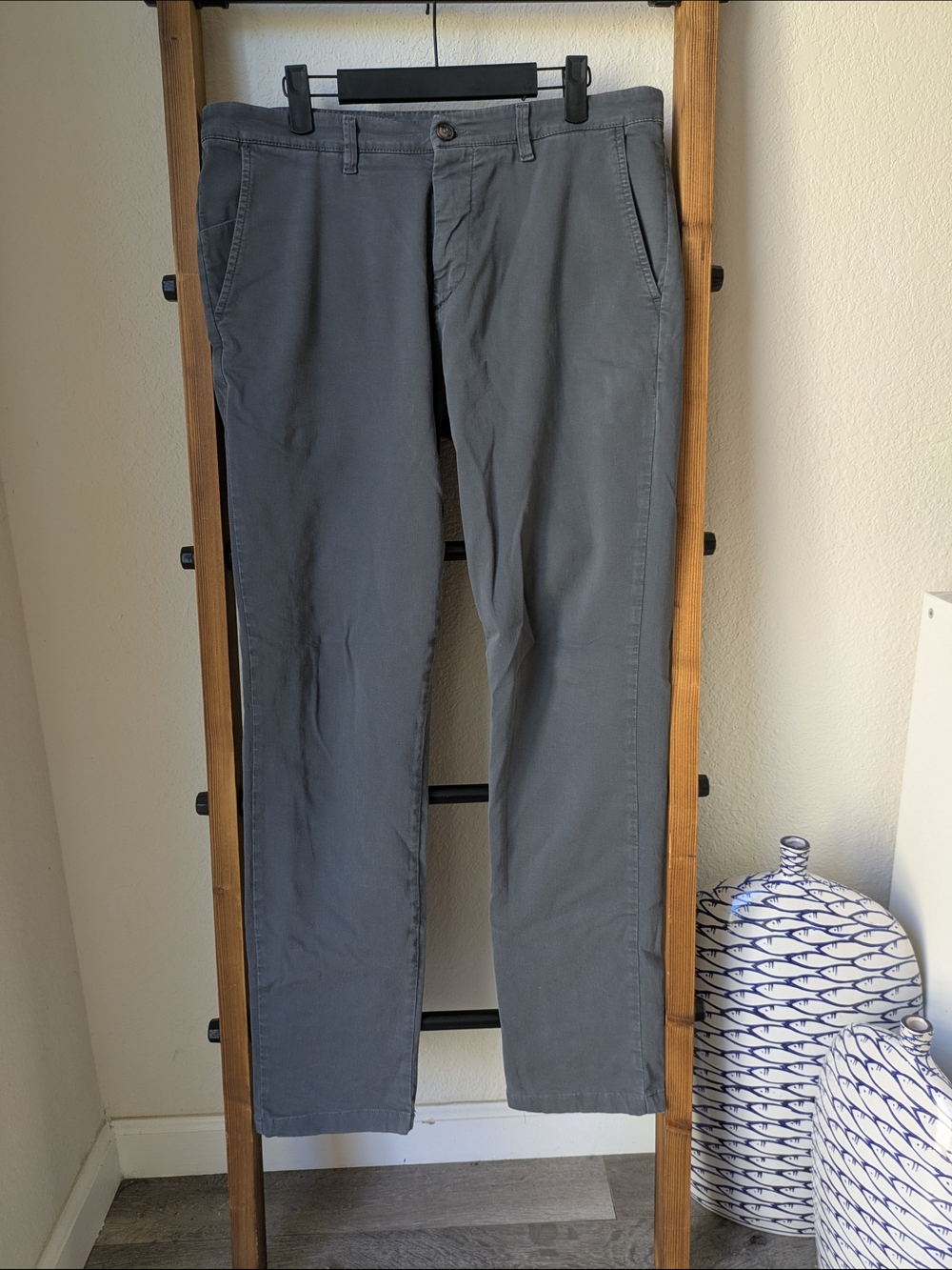 Carrera Men's Gray Straight Chino Pants - Size 33